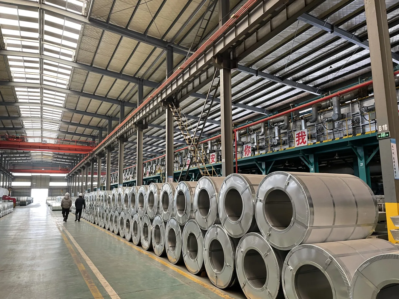 Steel coil inventory in Asia Steel warehouse