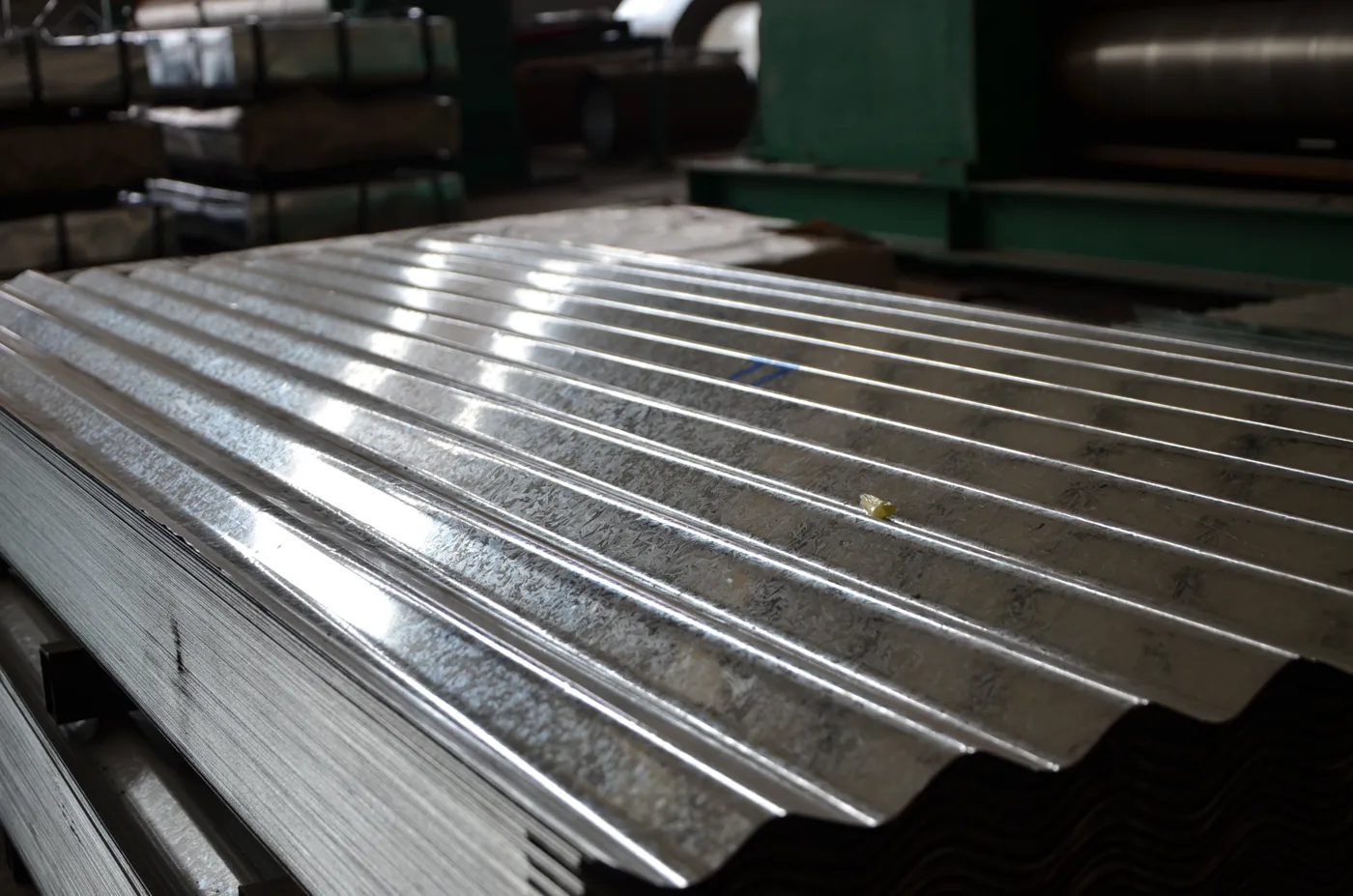 Galvanized roofing sheet